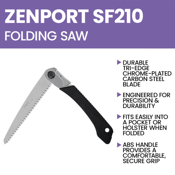 Zenport SF210 Folding Saw, 8.5-Inch