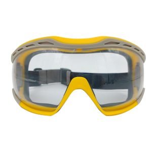 Zenport SG274 Safety Goggles Clear Lens, Flex Seal, Yellow