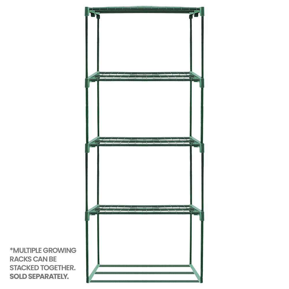 Zenport SH3222A 3-Tier Greenhouse Plant Growing Rack