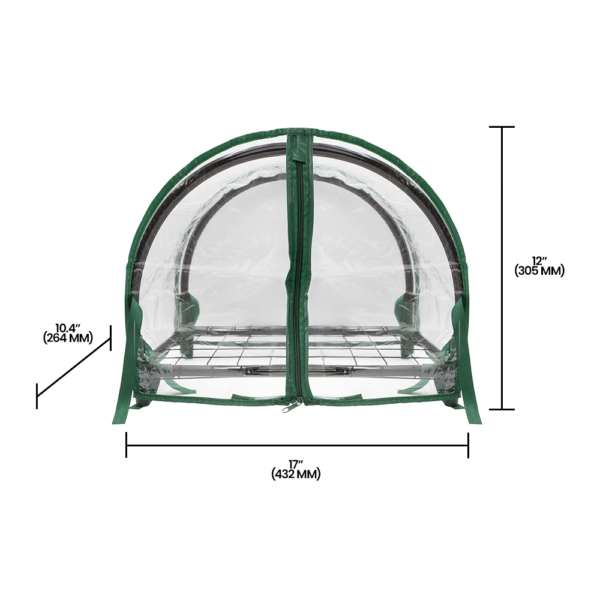 Zenport SH3270-12.5 Mini High Balcony Greenhouse