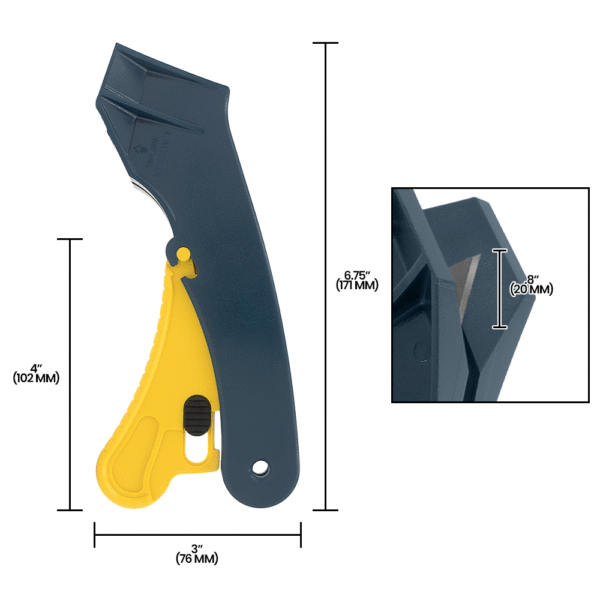 Zenport UK209 Utility Knife/Box Cutter with Safety Lock