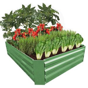 Zenport WS1003 Raised Garden Bed Kit, Green