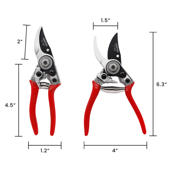 Zenport Z102 Swiss Style Hand Pruner, 7-Inch