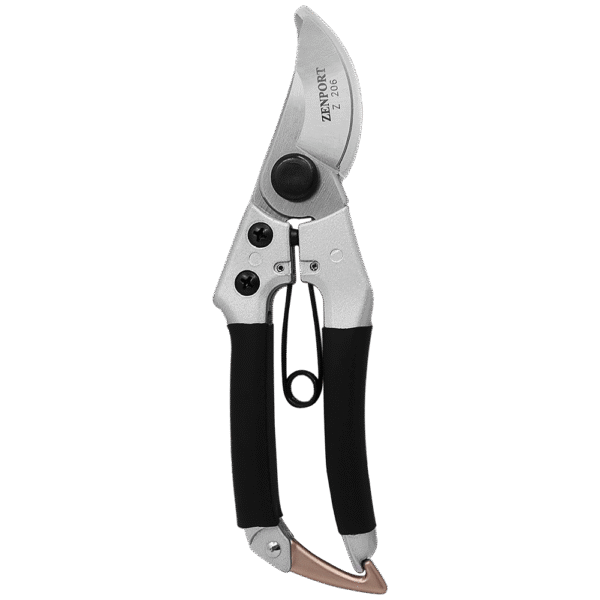 Zenport Z206 Deluxe Chrome-Plated Pruner, 7-Inch