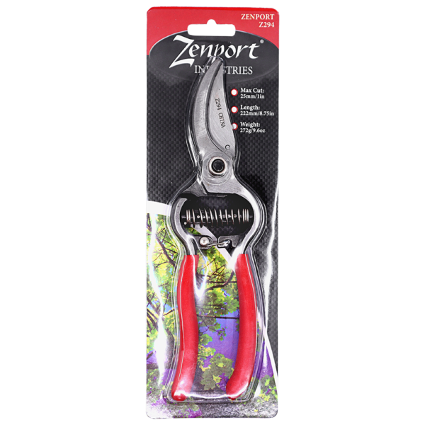 Zenport Z294 Forged Bypass Pruner, 8-Inch