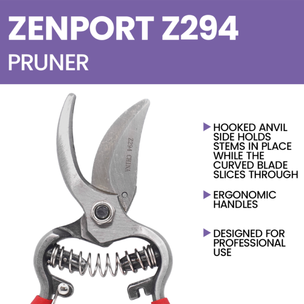 Zenport Z294 Forged Bypass Pruner, 8-Inch