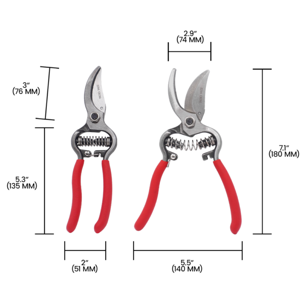 Zenport Z294 Forged Bypass Pruner, 8-Inch