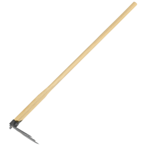 Zenport 3-Tooth Hoe with Wood Handle, 47-Inch