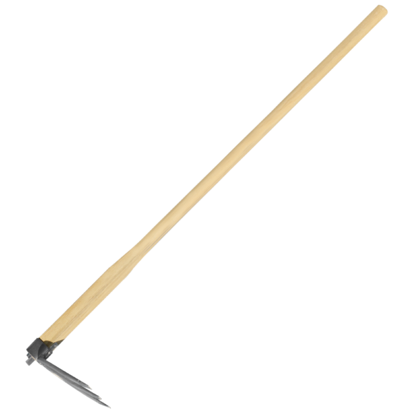 Zenport 3-Tooth Hoe with Wood Handle, 47-Inch