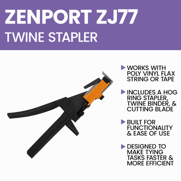 Zenport ZJ77 Twine Tier Binder Stapler