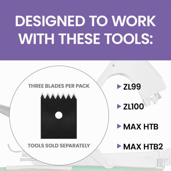 Zenport ZLT1 Replacement Tape Tool Blade, 3-Blade Pack