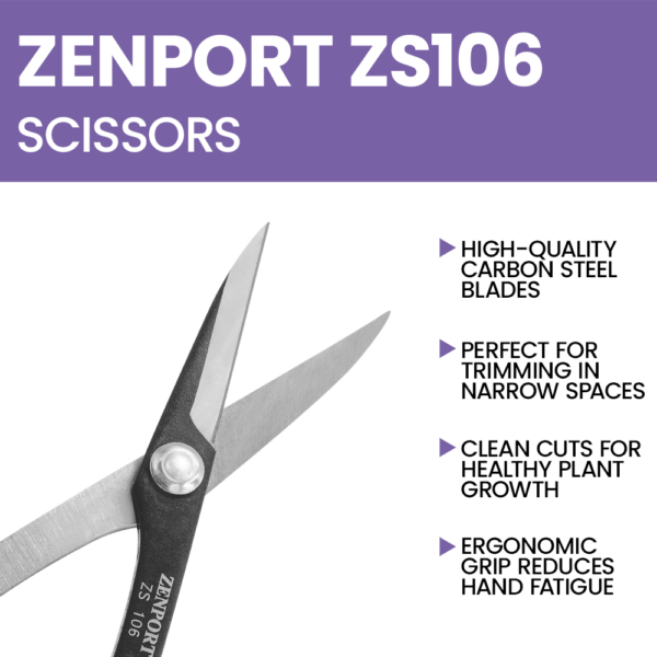 Zenport ZS106 Bonsai Pruning Scissors, 8.3-Inch