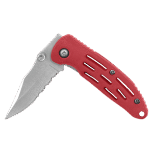 Zenport CSK7021 Deluxe Folding Pocket Knife, Half Serrated Blade, 2.75-Inch