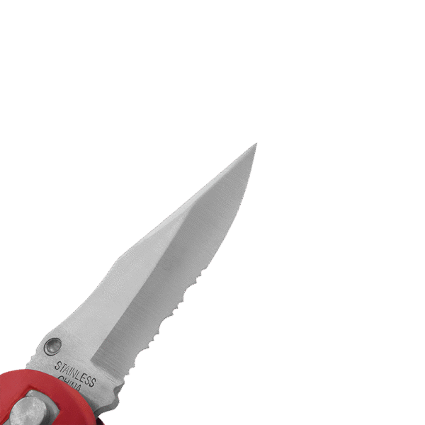 Zenport CSK7021 Deluxe Folding Pocket Knife, Half Serrated Blade, 2.75-Inch