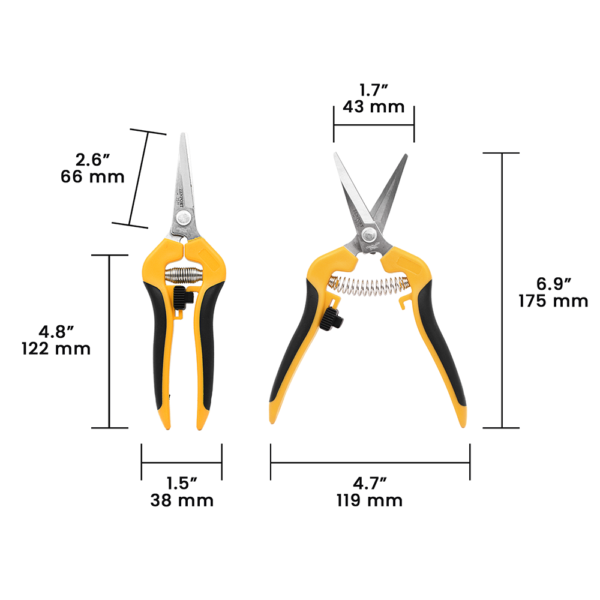 Zenport H357F Comfi-Grip Harvest Shear, Straight Blade