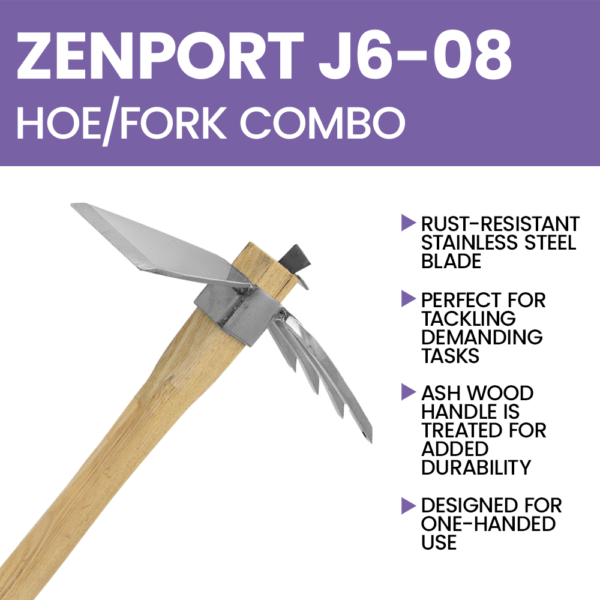 Zenport J6-08 Hoe and Fork Combo Set