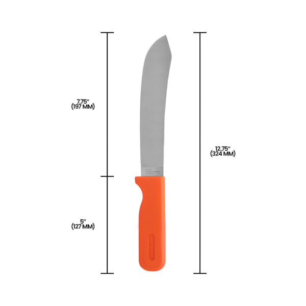 Zenport K118 Crop Harvest Knife, Butcher, 7.75-Inch Blade