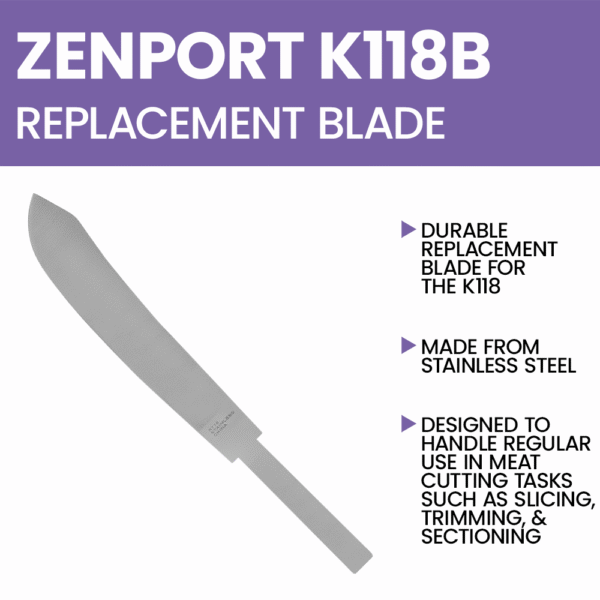 Zenport K118B Butcher Knife Blade Only, 7.75-Inch