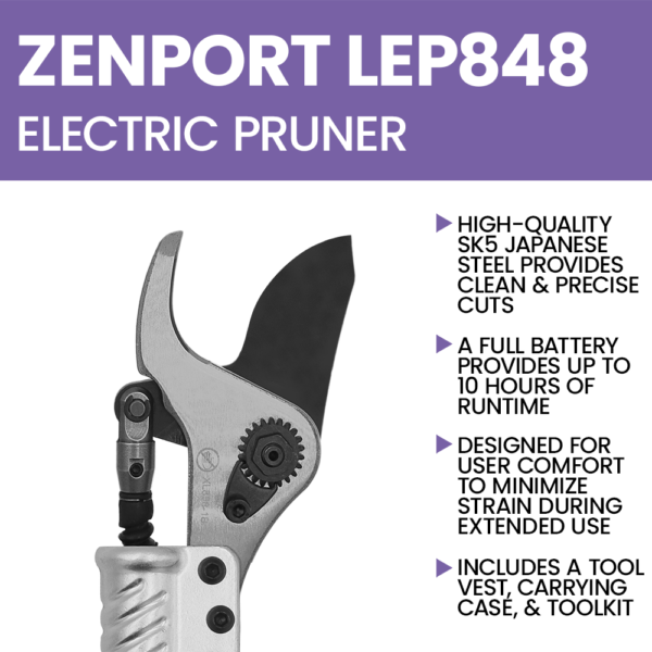 Zenport LEP-848 Long Reach ePruner, 59-Inch PNG