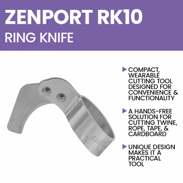 RK10 Zenport Ring/Twine Knife, Finger Ring Knife PNG