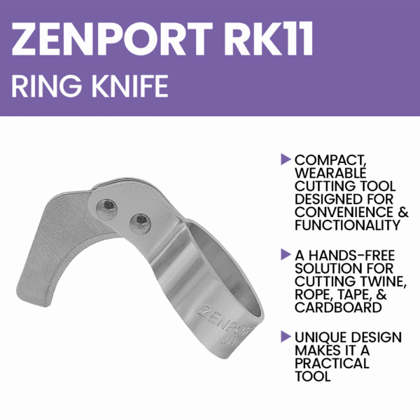 RK11 Zenport Ring/Twine Knife, Finger Ring Knife PNG