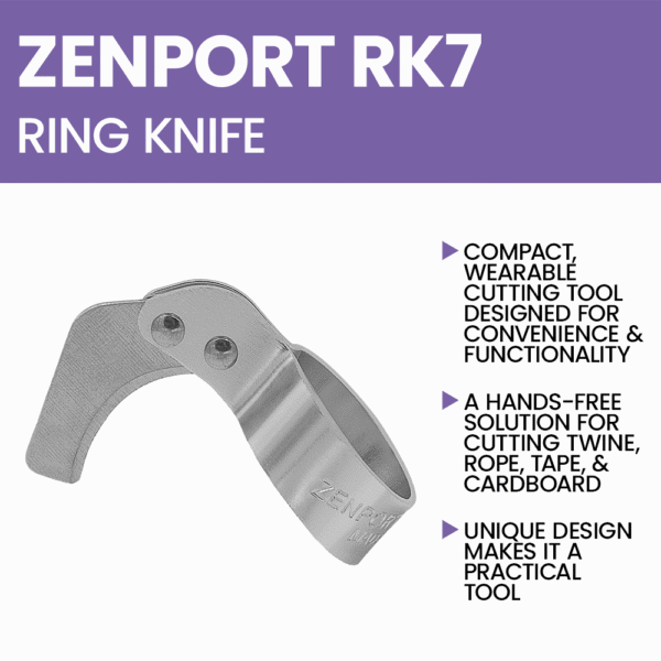 RK7 Zenport Ring/Twine Knife, Finger Ring Knife PNG