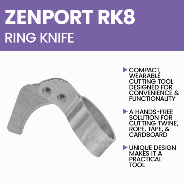 RK8 Zenport Ring/Twine Knife, Finger Ring Knife PNG