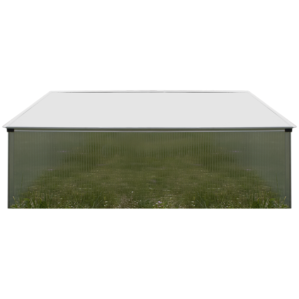 Zenport SH7005-ZD Folding Aluminum Cold Frame Greenhouse