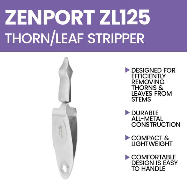 Zenport ZL125 Thorn Leaf Stripper Tool - Zenport