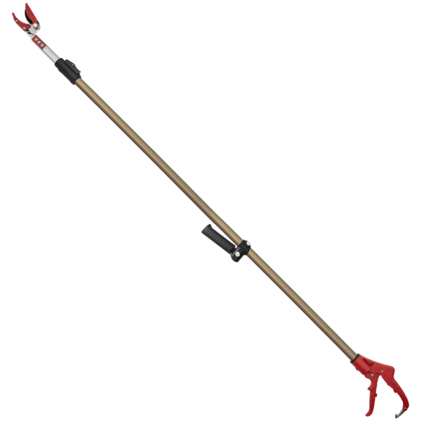 Zenport ZL625 Long Reach Telescopic Pruner with Pruning Saw, Extends 70 to 119-Inch PNG