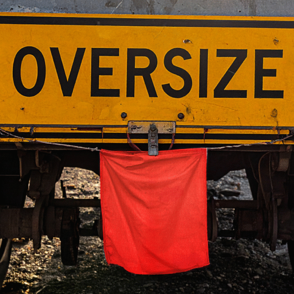 Zenport AG4041 Bright Red Safety Tailgate Flag