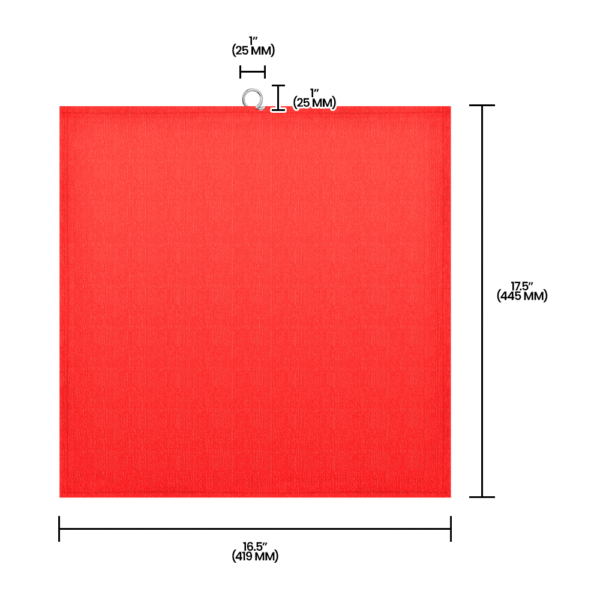 Zenport AG4041 Bright Red Safety Tailgate Flag