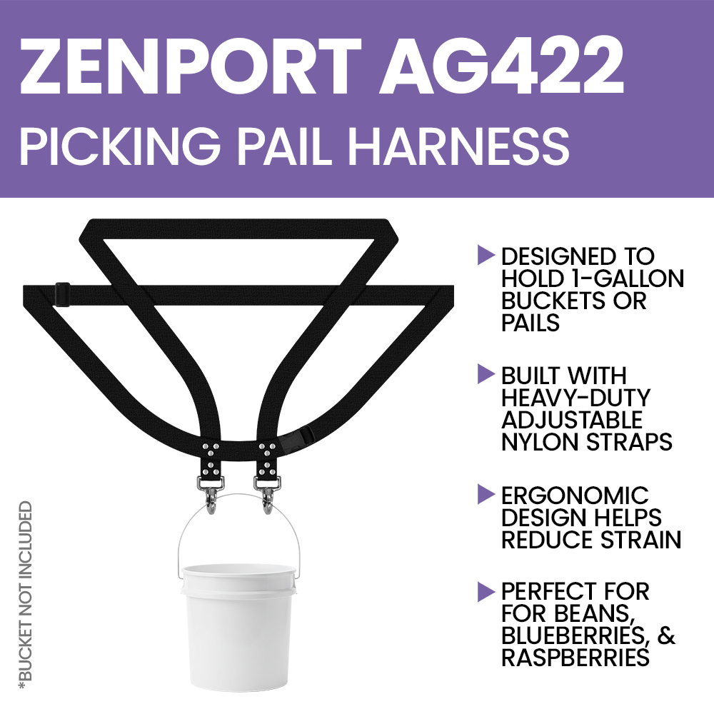 Zenport AG422 Picking Pail Harness, 1-Gallon