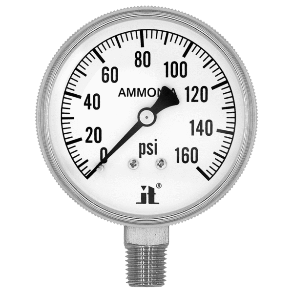 Zenport APG160 Ammonia Gas Pressure Gauge, 160 PSI
