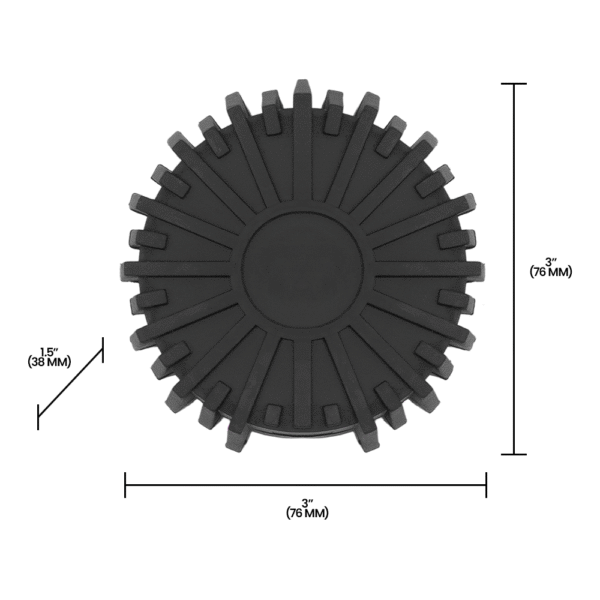 Zenport DN62 Rubber Gauge Guard, Bottom Mount
