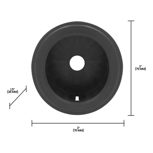 Zenport DN63 Rubber Gauge Protector, Back Mount