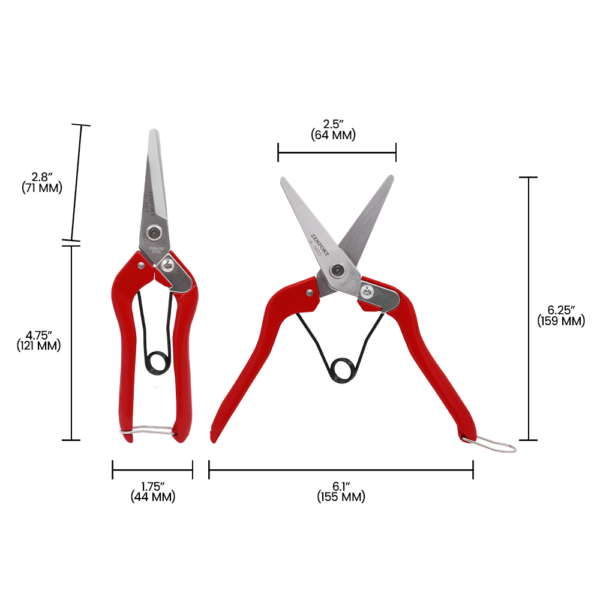 Zenport H360S Heavy Duty Thinning Shear, Stainless Steel Blade