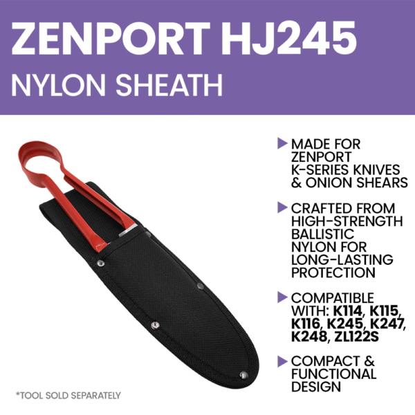 Zenport HJ245 Nylon Pouch for K-Series Knives