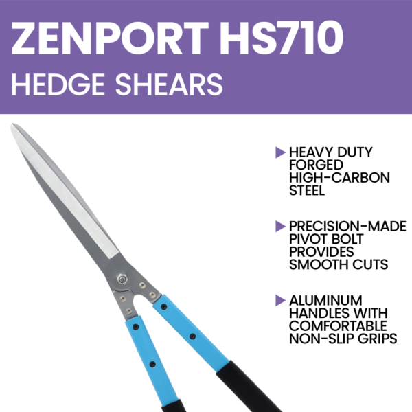 Zenport Forged Hedge Shear, 8.75-Inch Blade