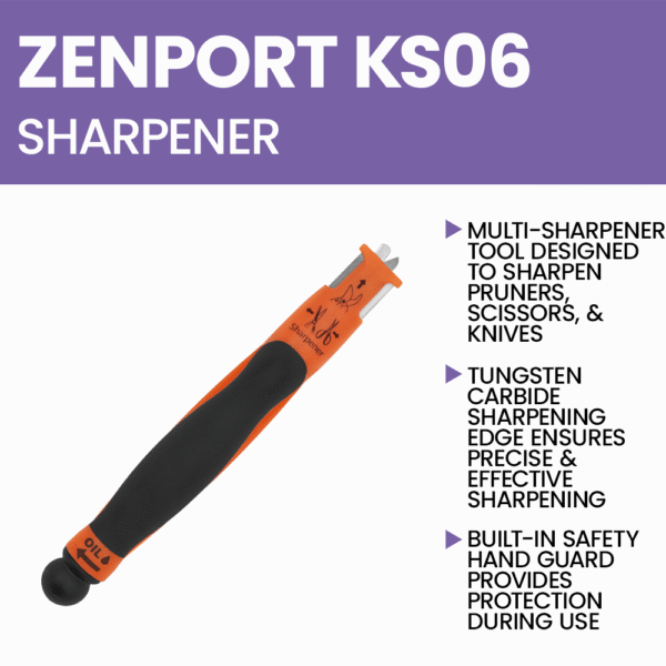 Zenport KS06 6-in-1 Multi-Sharpener