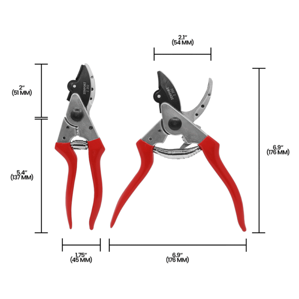 Zenport Z202 Heavy Duty Pruner, Cut-n-Hold, 8-Inch