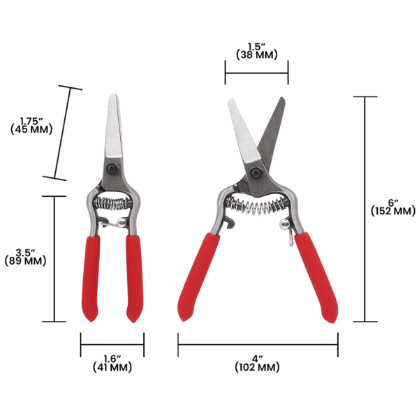 Zenport Z270 Needlenose Shear, Bonsai and Orchids, Mini