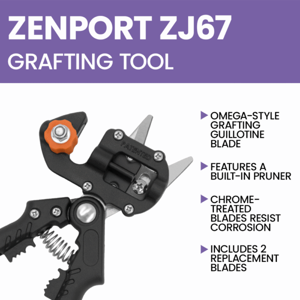 Zenport ZJ67 Grafting Tool, Omega Style PNG