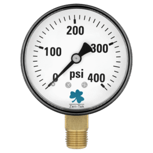 Zenport DPG400 Dry Air Pressure Gauge, 400 PSI