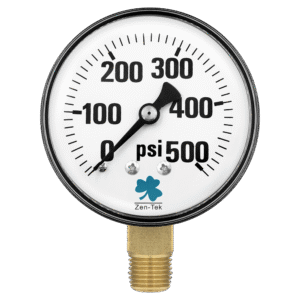 Zenport DPG500 Dry Air Pressure Gauge, 500 PSI