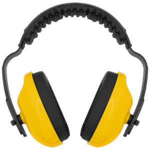 Zenport EM106 Adjustable Headband Ear Muffs, Yellow with Black