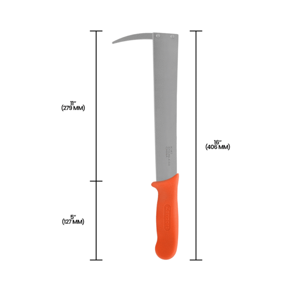 Zenport K142 Beet Knife with Hook, 11-Inch Blade