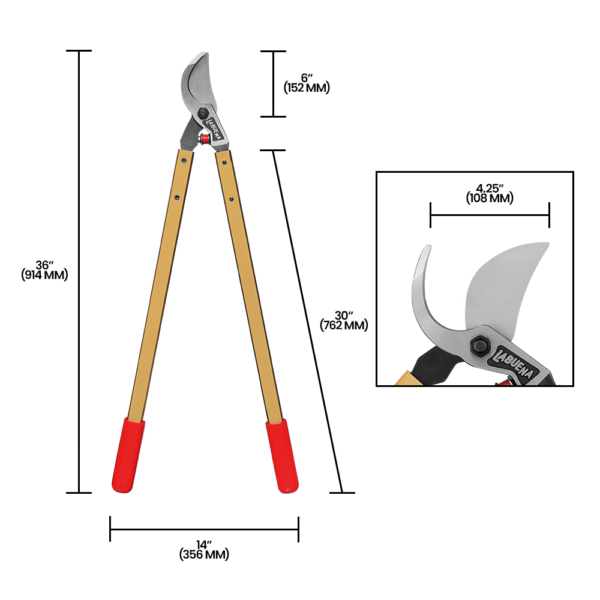 Zenport La Buena MB30 Professional Bypass Lopper