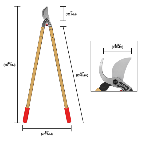 Zenport La Buena MB40 Professional Bypass Lopper