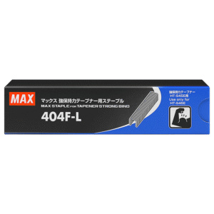 MAX 404F-L Staples for Strong Bind Tapener Tool (3,000 Per Pack)